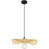 Lustre de plafond en bambou - Suspension de style Boho Bali - Noila image 7