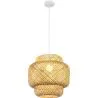 Lampe de plafond en bambou - Lampe suspendue au stile Boho Bali - Kamon image 7
