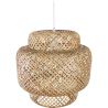 Lampe de plafond en bambou - Lampe suspendue au stile Boho Bali - Kamon image 7