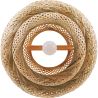 Lampe de plafond en bambou - Lampe suspendue au stile Boho Bali - Kamon image 7