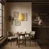 Lampe de plafond en bambou - Lampe suspendue de style Boho Bali - Ubon image 7