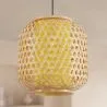 Lampe de plafond en bambou - Lampe suspendue de style Boho Bali - Ubon image 7