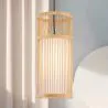 Lustre de plafond en bambou - Suspension de style Boho Bali - Lawan image 7