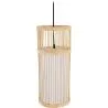 Lustre de plafond en bambou - Suspension de style Boho Bali - Lawan image 7