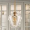 Lampe de plafond en cristal - Lampe suspendue design diamant - Alon image 7