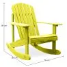 Chaise d'extérieur avec accoudoirs - Chaise de jardin - Adirondack - Rocking Chair en bois - Adirondack image 7