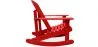Chaise d'extérieur avec accoudoirs - Chaise de jardin - Adirondack - Rocking Chair en bois - Adirondack image 7