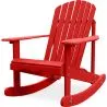 Chaise d'extérieur avec accoudoirs - Chaise de jardin - Adirondack - Rocking Chair en bois - Adirondack image 7