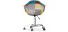 Chaise de bureau avec accoudoirs - Chaise de bureau à roulettes - Tapissée en patchwork - Patty image 7
