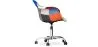 Chaise de bureau avec accoudoirs - Chaise de bureau à roulettes - Tapissée en patchwork - Pixi image 7