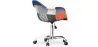 Chaise de bureau avec accoudoirs - Chaise de bureau à roulettes - Tapissée en patchwork - Pixi image 7