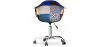 Chaise de bureau avec accoudoirs - Chaise de bureau à roulettes - Tapissée en patchwork - Pixi image 7