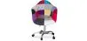 Chaise de bureau avec accoudoirs - Chaise de bureau à roulettes - Tapissée en patchwork - Ray image 7