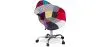 Chaise de bureau avec accoudoirs - Chaise de bureau à roulettes - Tapissée en patchwork - Ray image 7