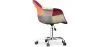 Chaise de bureau avec accoudoirs - Chaise de bureau à roulettes - Tapissée en patchwork - Ray image 7