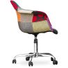 Chaise de bureau avec accoudoirs - Chaise de bureau à roulettes - Tapissée en patchwork - Ray image 7