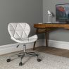 Chaise de bureau à roulettes - Chaise de bureau pivotante - Tapissée en simili cuir - Wito image 7