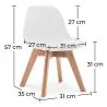 Chaise pour enfant - Design scandinave Chaise pour enfant - Alvin image 7