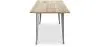 Table à manger rectangulaire - Design industriel - Bois - Troy image 7
