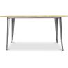 Table à manger rectangulaire - Design industriel - Bois - Troy image 7