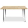 Table à manger rectangulaire - Design industriel - Bois - Troy image 7