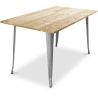 Table à manger rectangulaire - Design industriel - Bois - Troy image 7