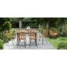 Table à manger rectangulaire - Design industriel - Bois - Troy image 7