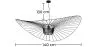 Lampe de Plafond - Lampe Suspendue Design Pamela - 140cm - Vertical image 7