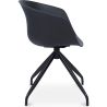 Chaise de bureau tapissée avec accoudoirs - Chaise de bureau design noire - Jodie - Joan image 7