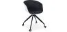 Chaise de bureau avec accoudoirs - Chaise de bureau à roulettes - Noir et blanc - Jodie image 7