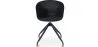 Chaise de bureau tapissée avec accoudoirs - Chaise de bureau noire et blanche - Jodie image 7