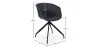 Chaise de bureau avec accoudoirs - Chaise de bureau design noire - Jodie image 7