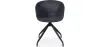 Chaise de bureau avec accoudoirs - Chaise de bureau design noire - Jodie image 7