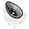 Chaise d'extérieur - Chaise de jardin d'extérieur - Acapulco image 7