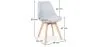 Chaise de salle à manger tapissée de tissu - Style scandinave - Denisse image 7