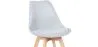 Chaise de salle à manger tapissée de tissu - Style scandinave - Denisse image 7
