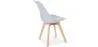 Chaise de salle à manger tapissée de tissu - Style scandinave - Denisse image 7