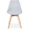 Chaise de salle à manger tapissée de tissu - Style scandinave - Denisse image 7