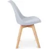 Chaise de salle à manger tapissée de tissu - Style scandinave - Denisse image 7