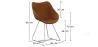 Chaise de salle à manger avec accoudoirs - Simili cuir - PU - Stylix - Noir - Clun image 7