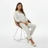 Chaise de salle à manger avec accoudoirs - Simili cuir - PU - Stylix - Noir - Clun image 7
