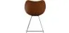 Chaise de salle à manger avec accoudoirs - Simili cuir - PU - Stylix - Noir - Clun image 7