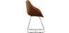 Chaise de salle à manger avec accoudoirs - Simili cuir - PU - Stylix - Noir - Clun image 7