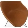 Chaise de salle à manger avec accoudoirs - Simili cuir - PU - Stylix - Noir - Clun image 7