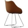 Chaise de salle à manger avec accoudoirs - Simili cuir - PU - Stylix - Noir - Clun image 7
