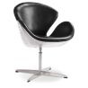 Fauteuil avec accoudoirs - Style aviateur - Revêtu de cuir - Via image 7