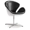 Fauteuil avec accoudoirs - Style aviateur - Revêtu de cuir - Via image 7