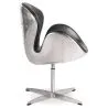 Fauteuil avec accoudoirs - Style aviateur - Revêtu de cuir - Via image 7