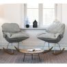 Chaise à Bascule Rembourrée - Design Scandinave - Ruma image 7