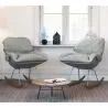 Chaise à Bascule Rembourrée - Design Scandinave - Ruma image 7